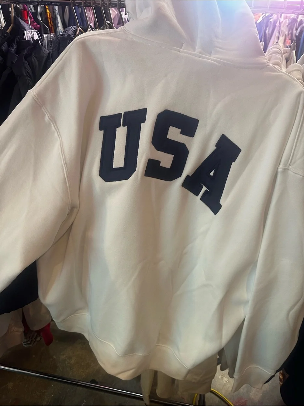 Polo Ralph Lauren white sweatshirt